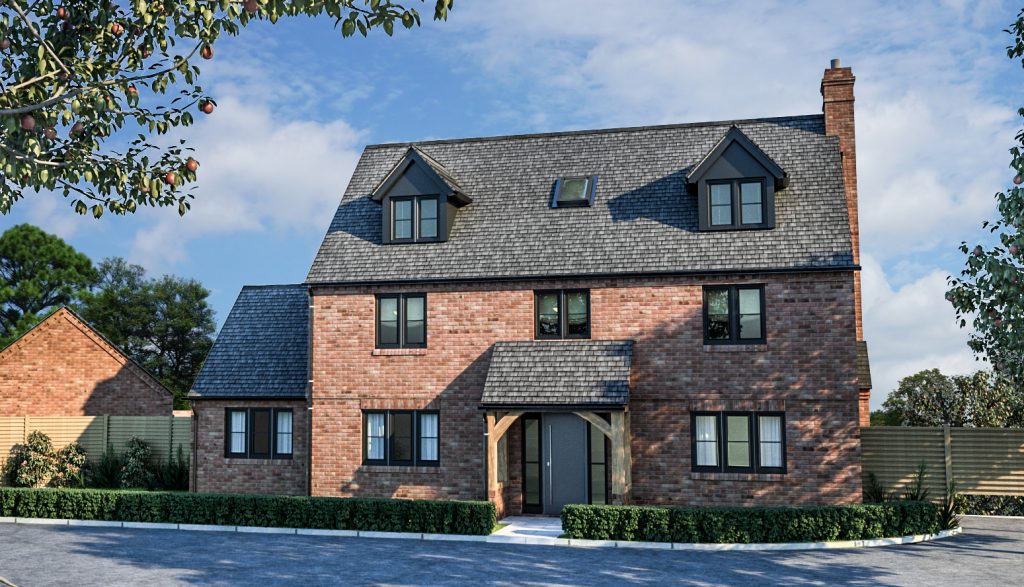 Cedar House, Plot 3 at The Farmyard at Grafton