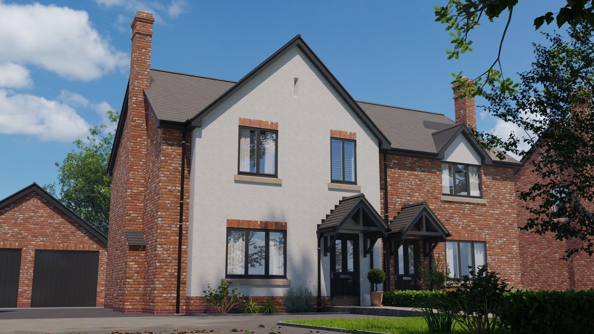 The Mulberries new homes Ellesmere plot C1 C2